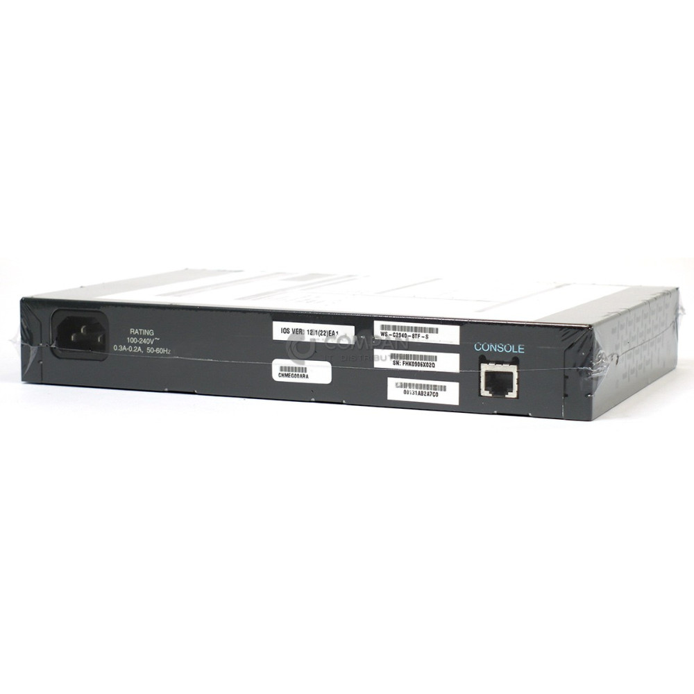 WS-C2940-8TF-S CISCO CATALYST 2940 8PORT 10/100 ETHERNET + 1PORT 100BASE-FX SWITCH